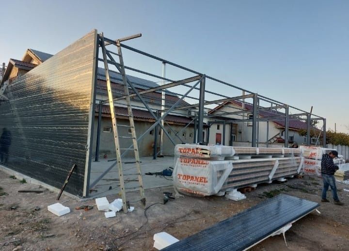 Vând hală metalică 15 x 10