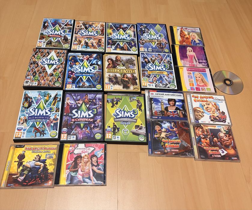 Диски игровые на ПК , СИМС 3, Барби