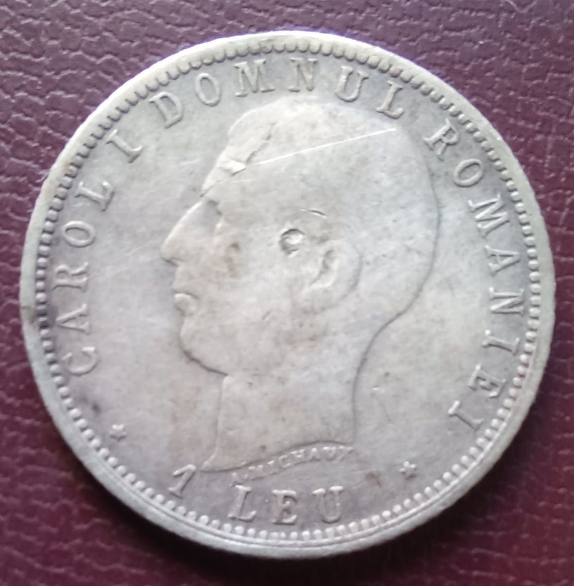 Monedă 1 leu 1906, varianta cu punct