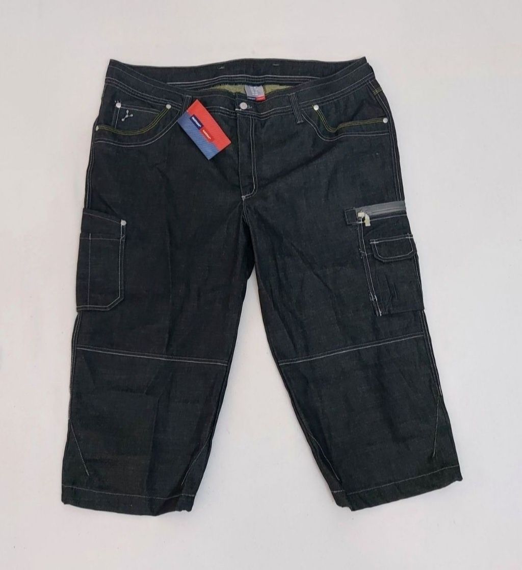 Pantaloni salopeta scurți 3/4 Fristads Kansas Denim regular XXL- Nr 60