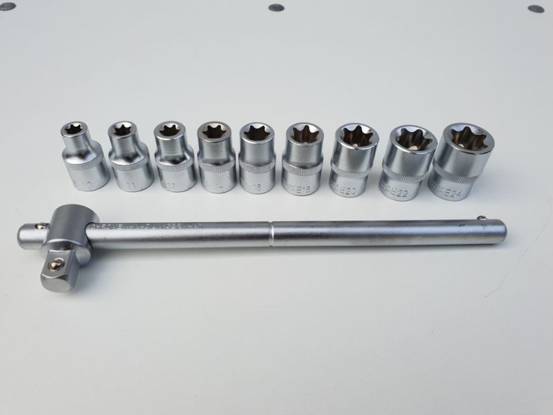 Set / Trusa tubulare E-uri 10 piese