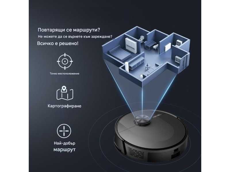 Робот Прахосмукачка с Лазерна Навигация и Моп Ultenic D10