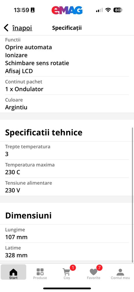 Ondulator BaByliss C1600E