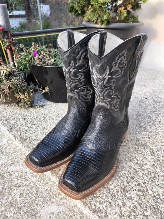 Ciucate Mexicane JB Dillon din piele naturala marime 46 wide nefolosit