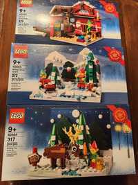 Colectie LEGO seturi Craciun Christmas iarna