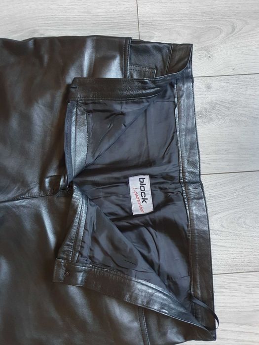 Pantaloni de piele Block Ledermoden - Talie 115 cm