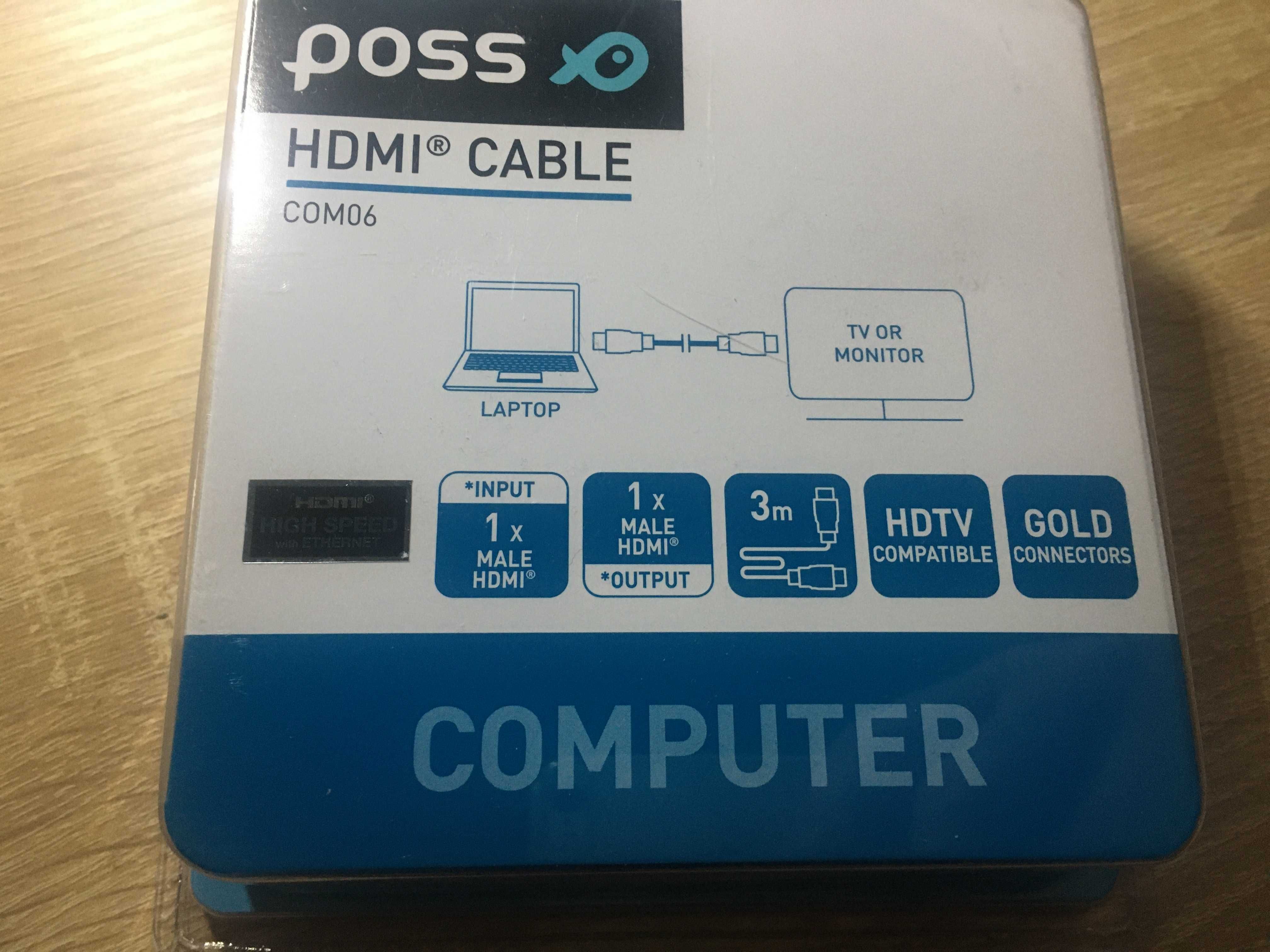 cablu HDMI de mare viteza Ethernet, HDTV compatibil, male to male 3 m