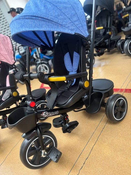 Tricicleta pentru copii 
Negru roz gri sau albastru 
Au poziție de som