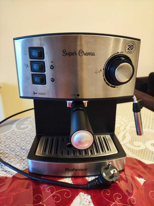 Кафемашина Rohnson - 20 bar, сребриста