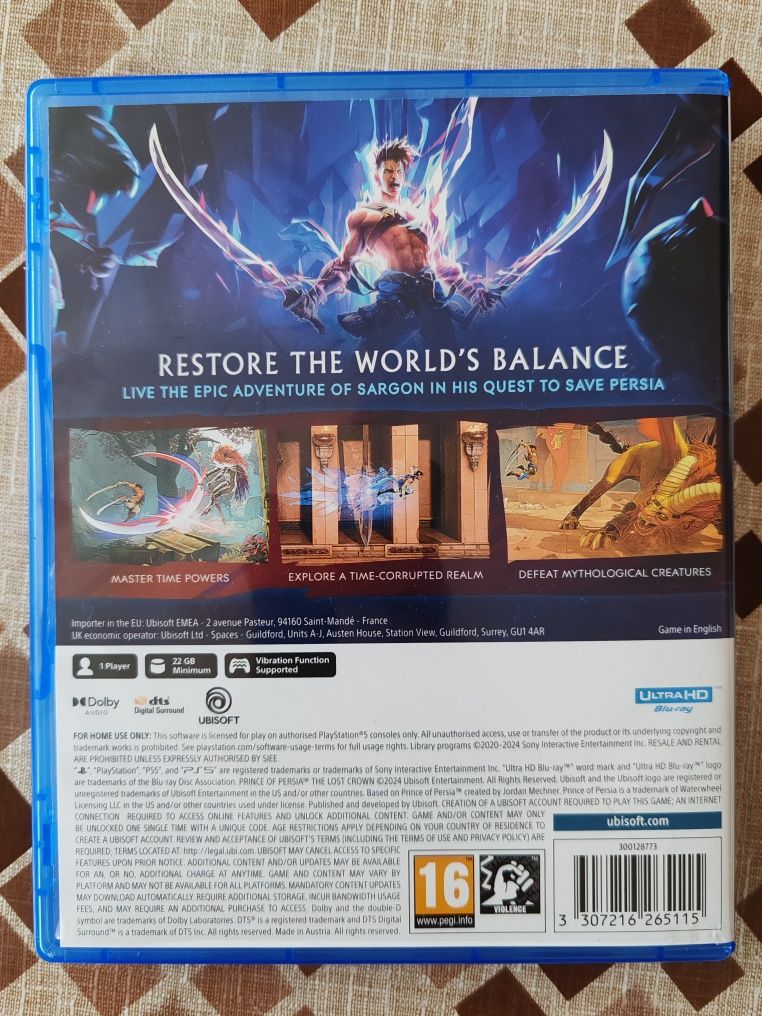 Prince of Persia The lost crown ps5 пс5