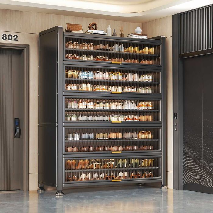 Стальной обувной шкаф/Пылезащищённый шкаф для обуви/ обувной шкаф дом