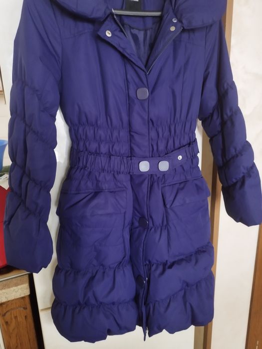 Пухено топло палто М размер