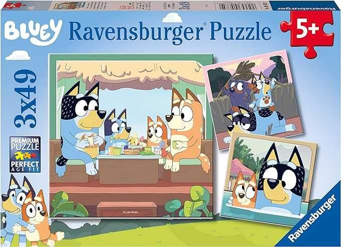 Bluey & Bingo Puzzle 3 в 1