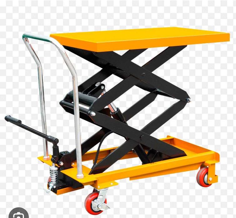 подкатная гидравлическая тележка 350кг