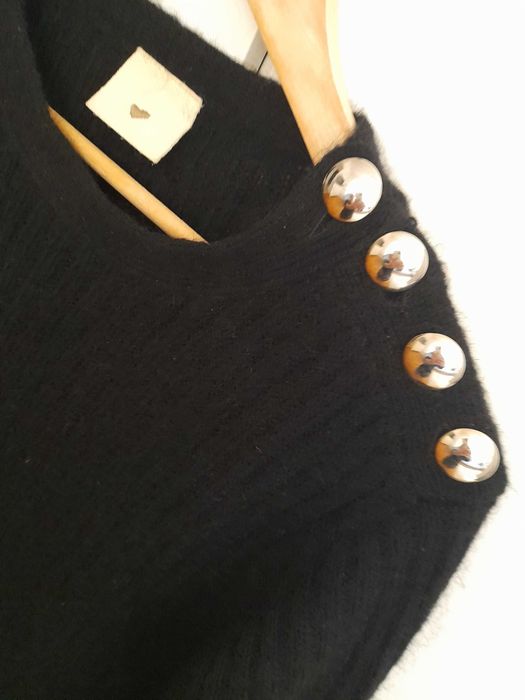 Pulover Julie Fagerholt, kid mohair, m, 70 lei, deosebit