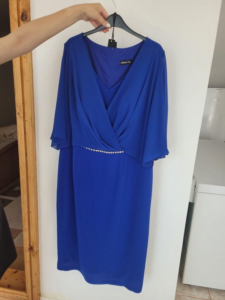 Rochie eleganta albastra mărimea 50