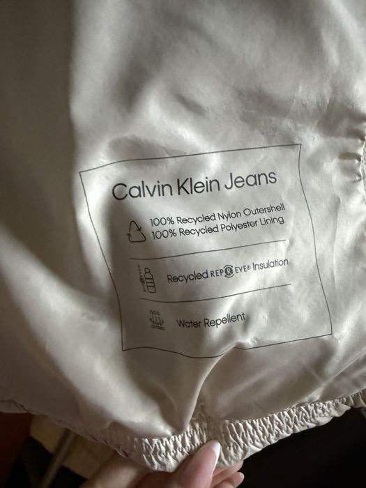 Geaca Calvin Klein barbati bej marimea XL