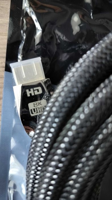 Cablu nou HDMI 2.1 8K 4K Ultra HD, 4K 120Hz lungime 5 metri