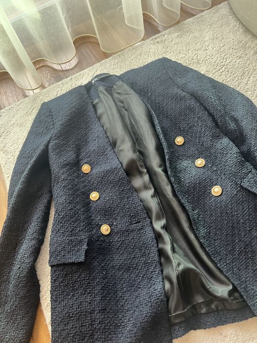 Тъмносиньо сако Zara