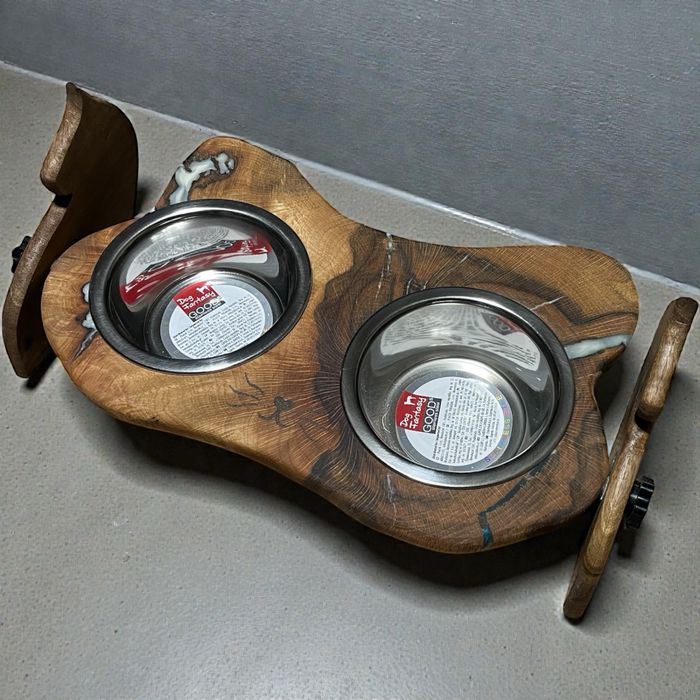 Уникални ръчно изработени поставки за купички с регулираша се височина