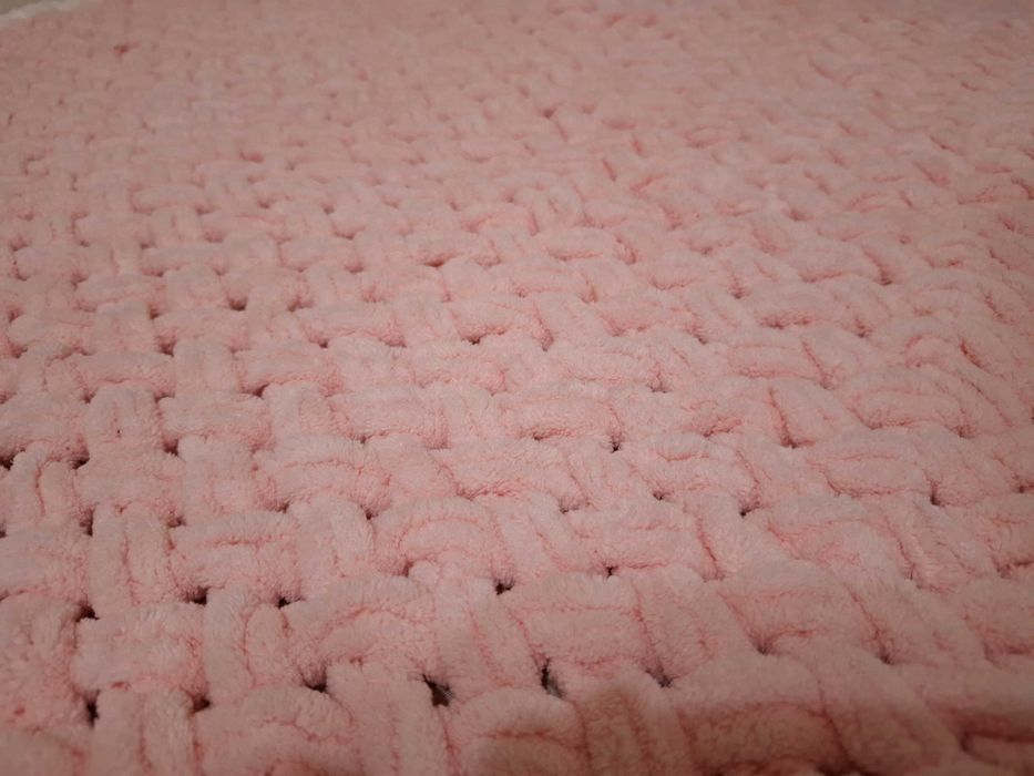 Ръчно плетено Хипоалергенно одеало, приятно на допир