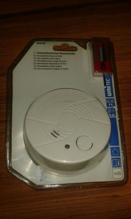 Detector de fum uniTEC 85dB