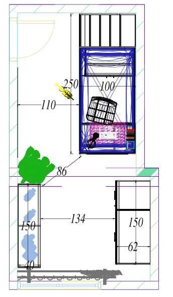 Mobilier complet pentru un dormitor copil, vezi foto proiect