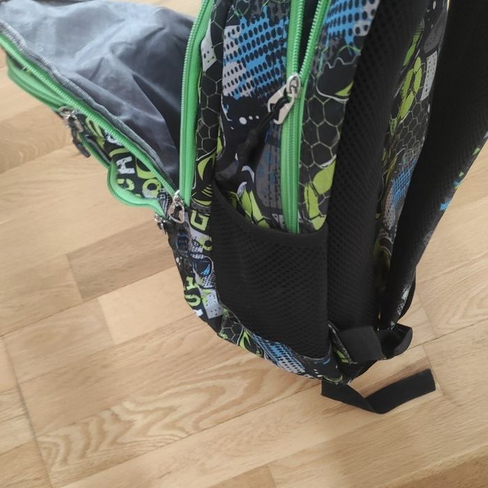 Rucsac/Ghiozdan școala Mesco Fotbal, 38x25x15, 4 compartimente