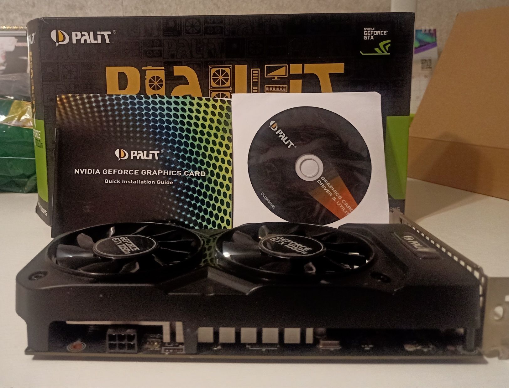Продам видеокарту palit 1050 ti 4 gb