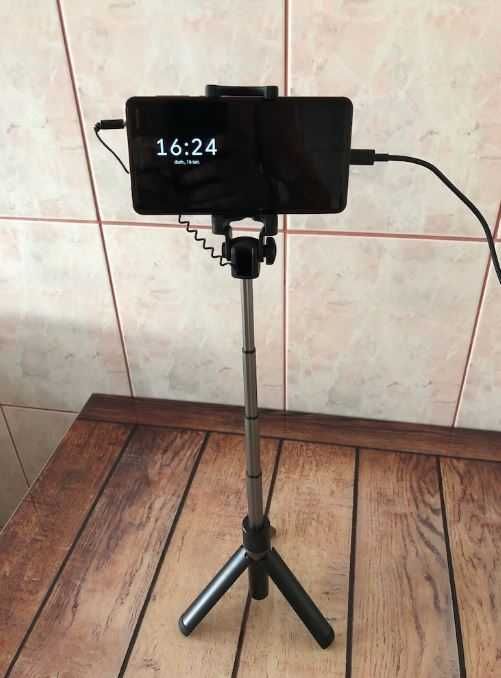 Selfie Stick Tripod Huawei AF14, Extensibil, Shutter suport de telefon