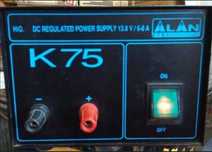 SURSA ALAN K 75, 13.8V DC DE LA 220V

Tensiune de iesire: 13,8 Vcc
Cur