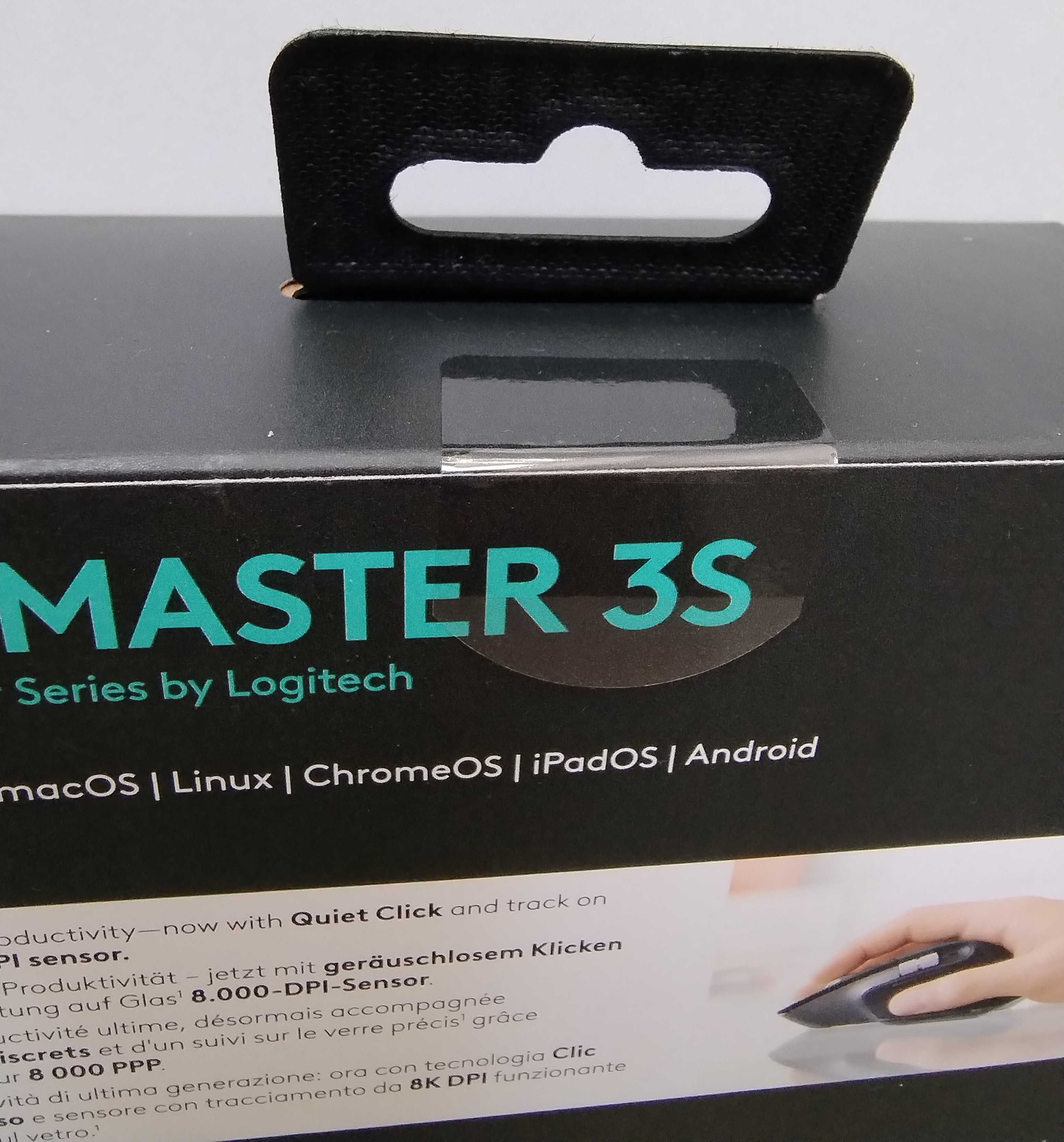 Мишка Logitech MX MASTER 3S Graphite 910 в оригнална кутия, нова