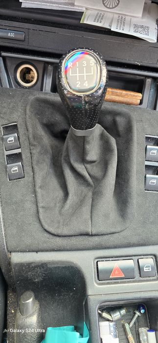 Комплект маншон скоростен лост bmw бмв е46, е36 , е30  алкантара