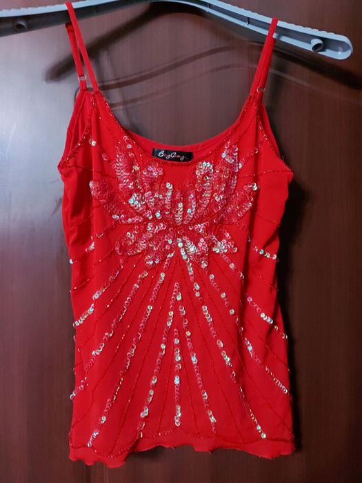 sacou dama M plus maieu cu paiete cadou-40 lei