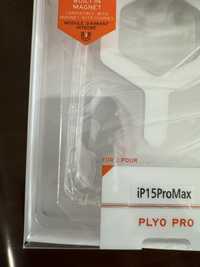 Husă uag plyo magsafe iphone 15 pro max ice/white