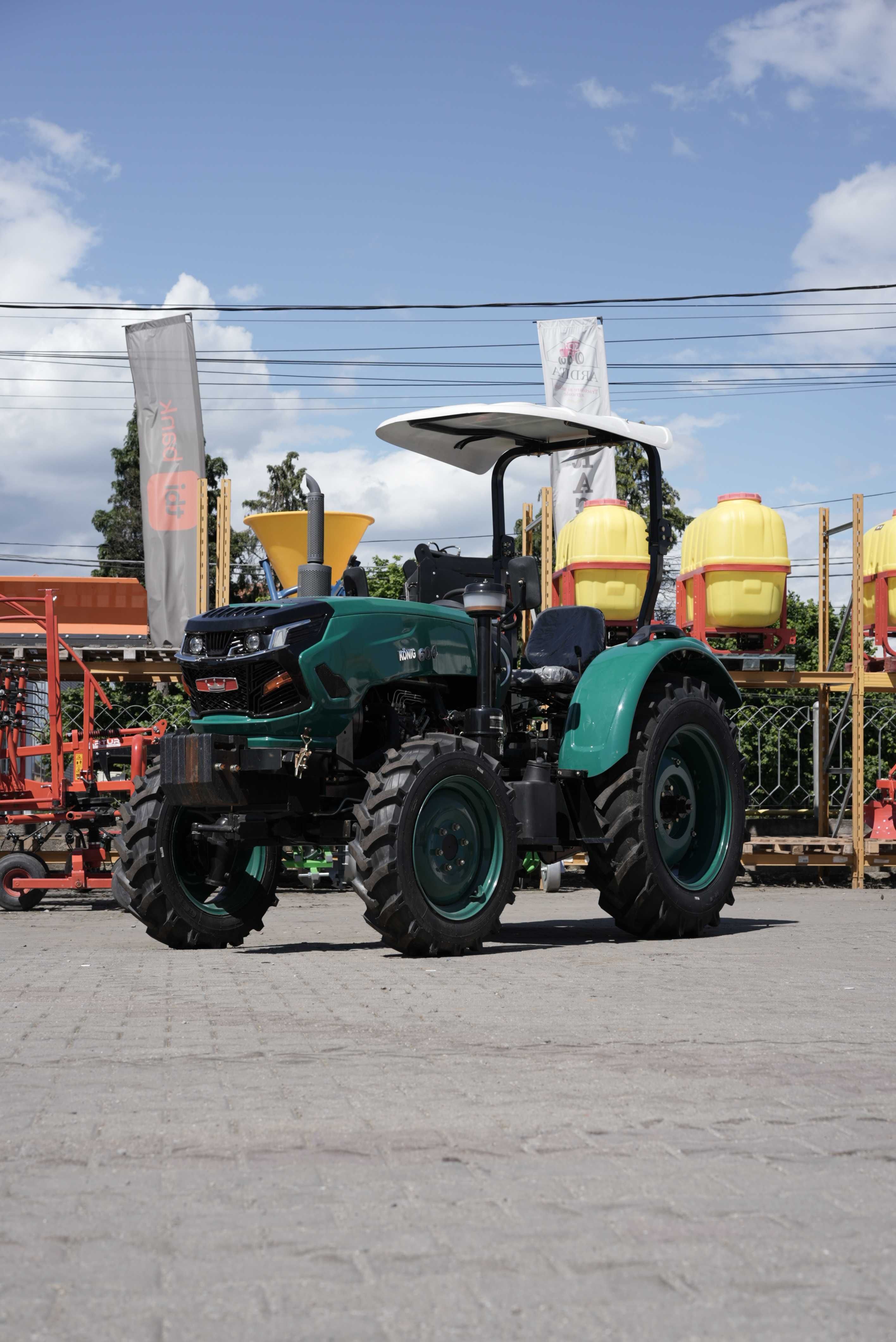Tractor 60 CP Konig 604 semi-cabină 4×4