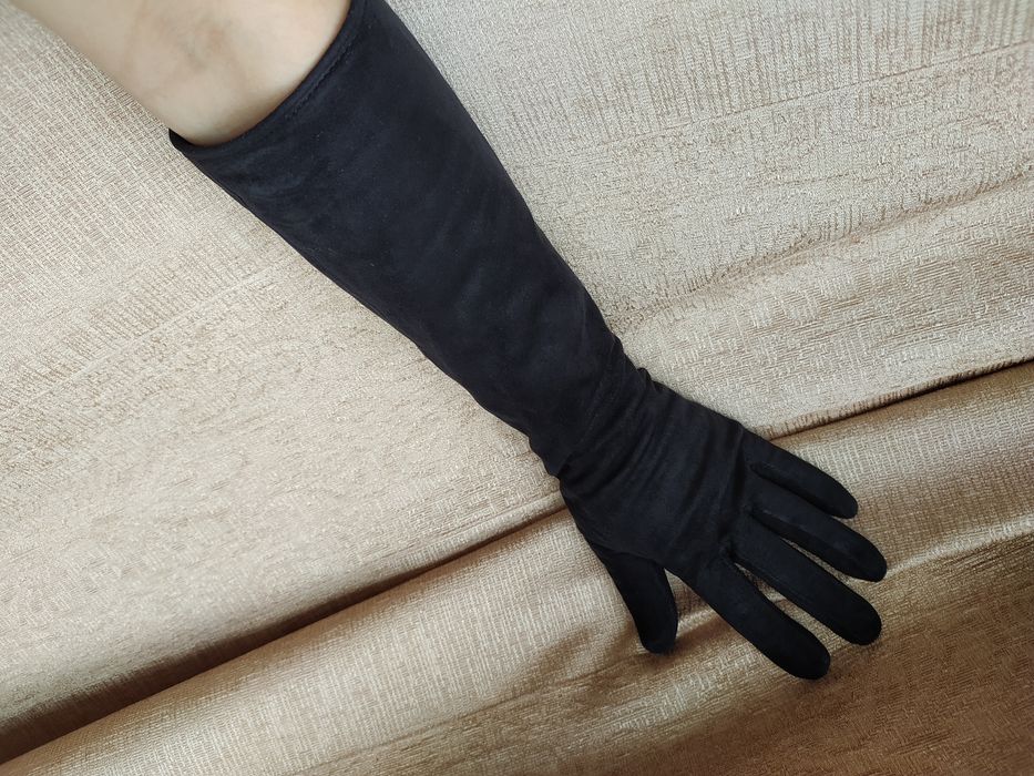 Перчатки замша натуралка