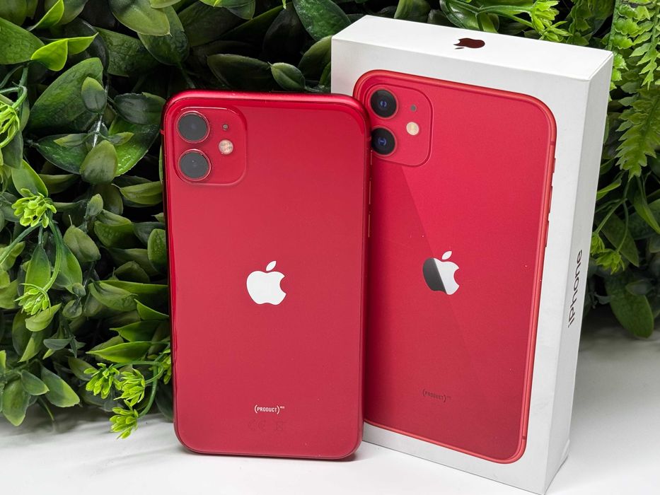 iPhone 11 64GB Red 100% Батерия Гаранция