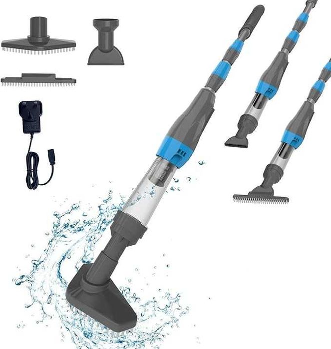 Безжична прахосмукачка за басейн 3 в 1, с акумулаторна батерия