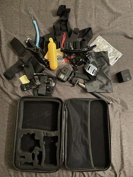 GoPro Hero 8 Black + 3 bateri + accesorii