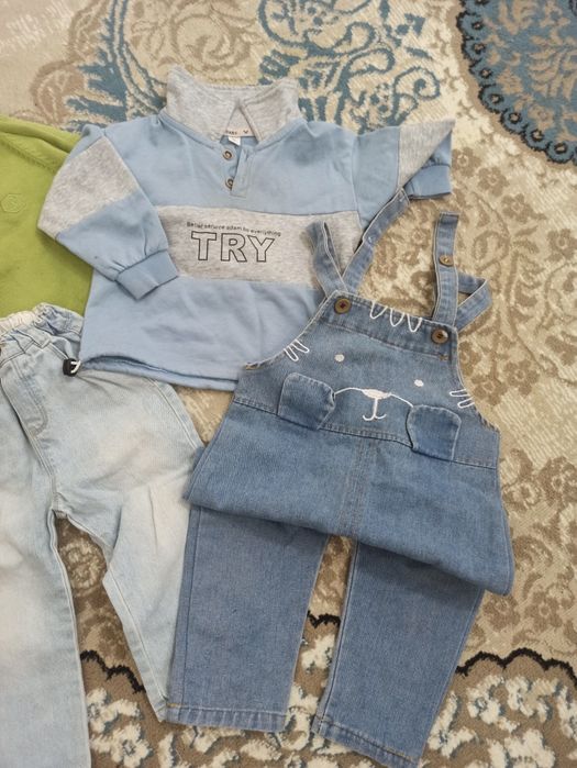 Бир пакет кийимлар 1-2ешга