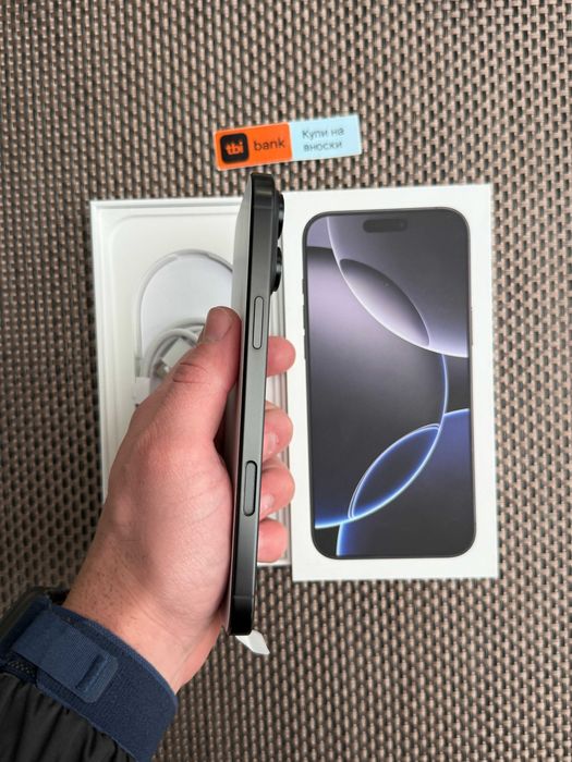 НОВ! iPhone 16 Pro MAX Лизинг от 76л/м Black Titanium  ГАРАНЦИЯ 256GB