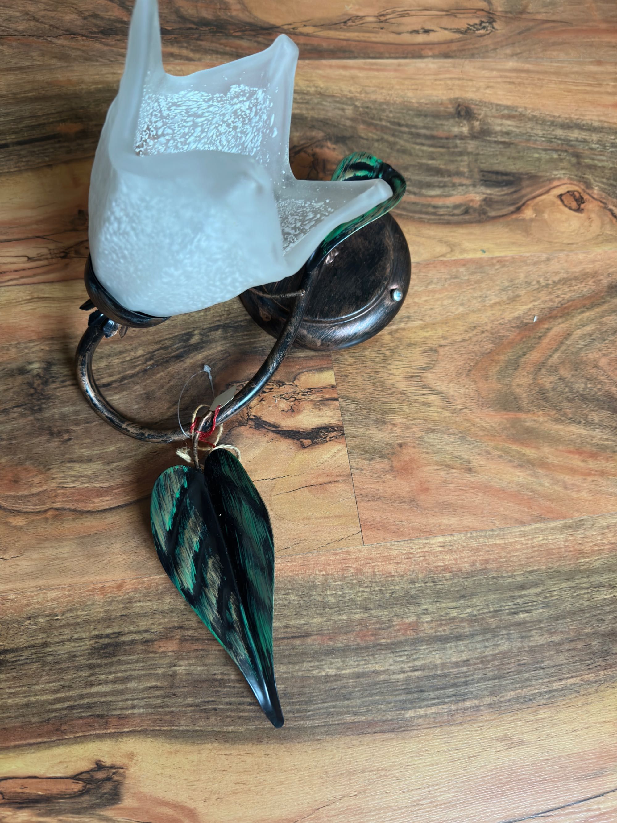 Murano Glass стенен аплик осветително тяло, 2бр., нови