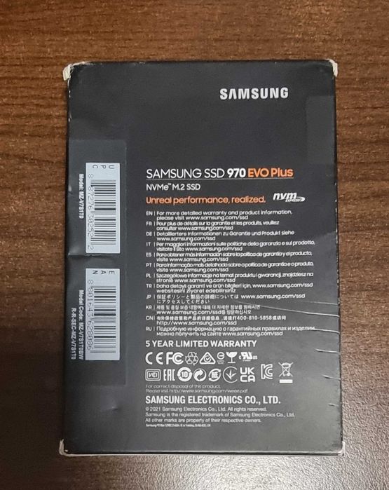 SSD Samsung 970 EVO Plus 1 TB , NOU