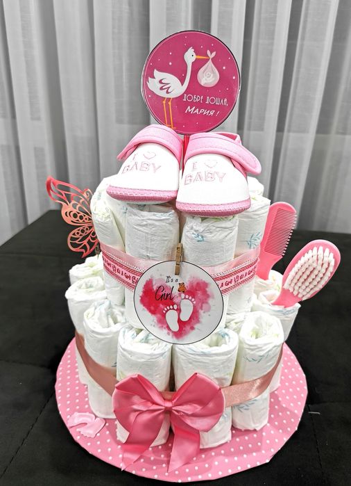 Торта от памперси