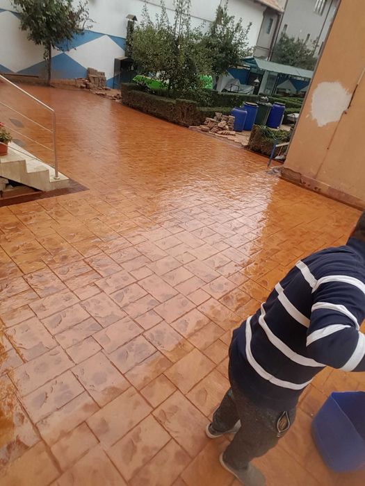 Beton amprentat PaulPAV