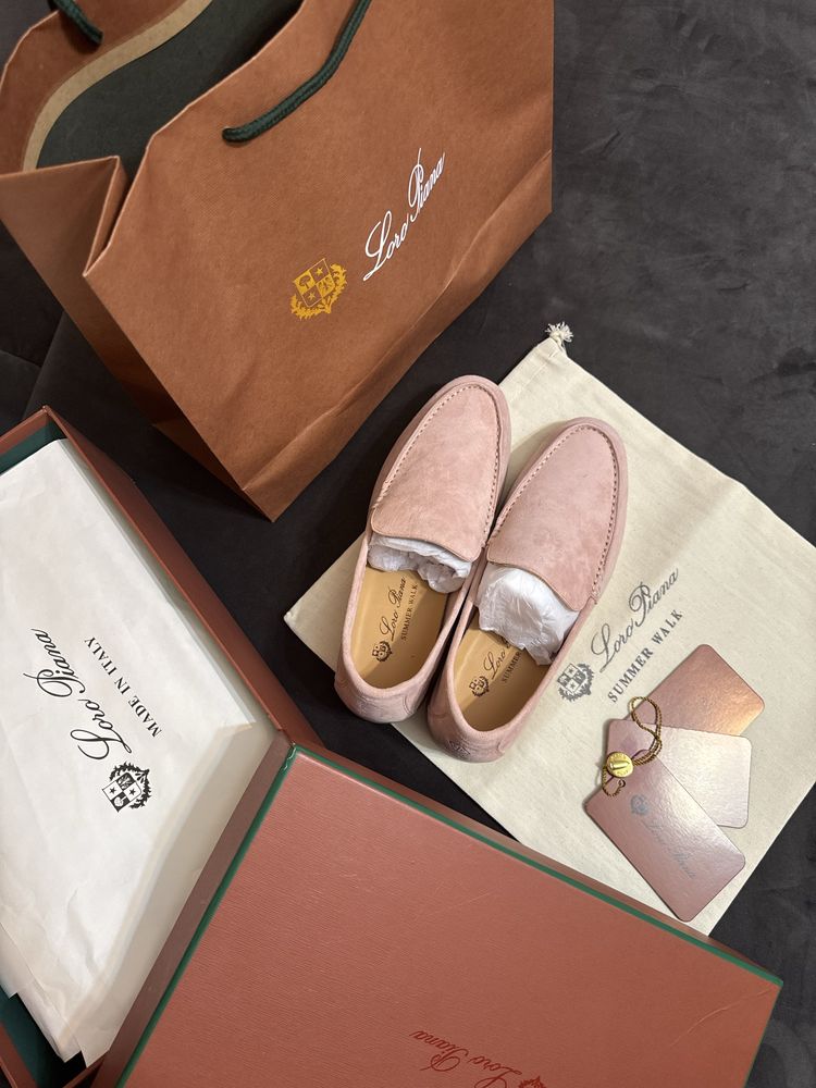 Mocasini Loro Summer Walk - size 37,38/piele natur fina/video(Chanel)