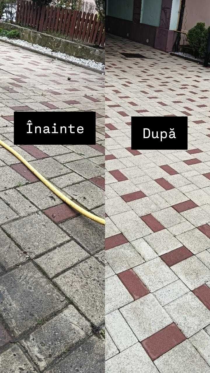 Spalam/curatam pavaje,terase,fatade,garduri,beton,suprafete exterioare