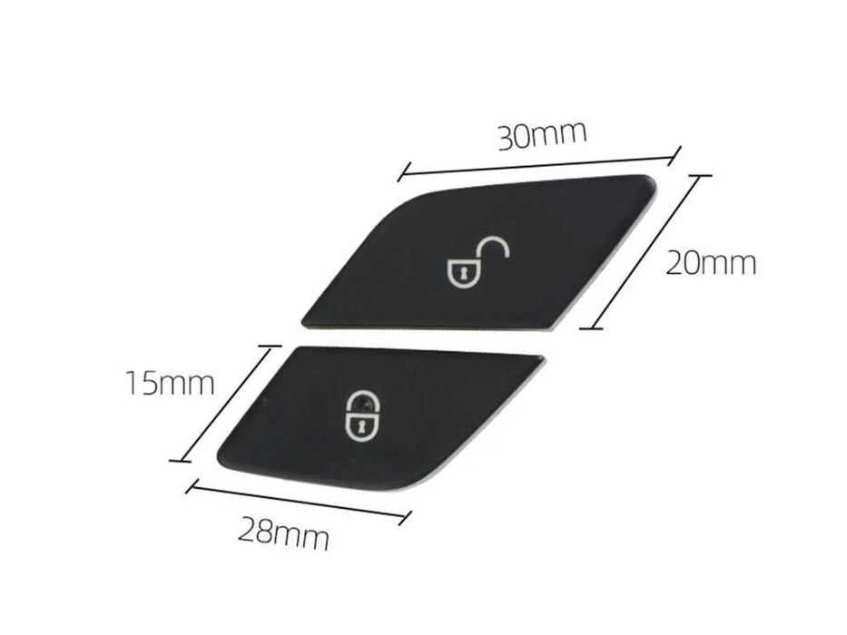 Капаче за централно заключване на Mercedes C-Class W205 и GLC X253