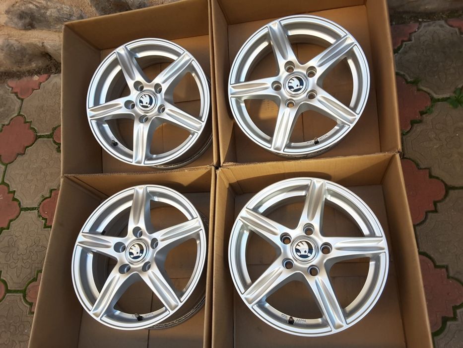 jante aliaj 15; 5x112; Skoda Octavia 2, Octavia 3
